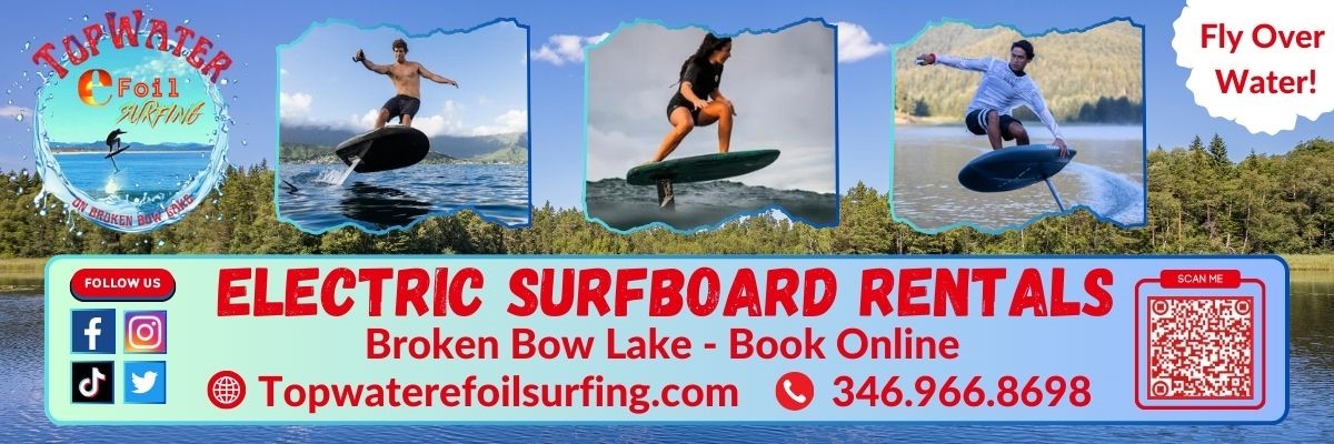 Top Water eFoil Surfing