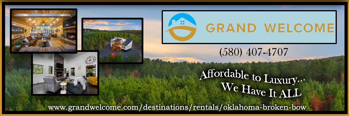 Grand Welcome - Broken Bow Cabin Rentals